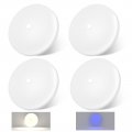 Rv Ceiling Dome Light 4 5 In 12v Led Puck Lights For Motorhome Boat Camper Surface Mount Cri90 Plus Pack 4000k With Blue 