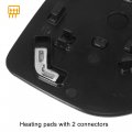 X Autohaux Car Rearview Left Side Heated Mirror Glass With Backing Plate 879090d260 For Toyota Yaris 2006