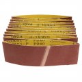 Uxcell 3-inch X 18-inch Aluminum Oxide Sanding Belt 240 Grits Sandpaper Lapped Joint For Sander 10pcs