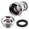 Uxcell Garden Hose Quick Connect Nickel-plated Water Fitting Connectors M28 Male Threaded Adapter