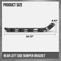 Rear Left Side Bumper Guide Bracket Support For Buick Lacrosse 2017 2018 2019 26227243 Black
