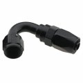 Fragola 231505-bl Black Hose Fitting 6 150 Deg To 8 
