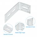 Uxcell Adjustable L Corner Braces 4pcs 120 X 60 40mm Stainless Steel Code 90 Degree Slotted Angle Brace Bracket For Furniture
