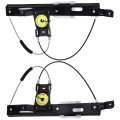 A-premium Electric Power Window Regulator Without Motor Compatible With Jaguar Xf 2009-2015 Xfr 2010-2015 Xfr-s 2013-2015 Rear