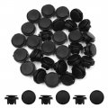 Uxcell 30pcs 15mm Hole Plastic Expansion Clip Rivet Fixed Fender Bumper Black For Car