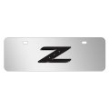Nissan 350z Z Logo European Look Half-size Chrome Stainless Steel License Plate 