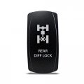 Ch4x4 Rocker Switch Rear Diff Lock Symbol Red Led