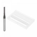 Uxcell End Mill Cnc Router Bits 2mm X 9 5mm 1 8 Shank Diamond Film Coated Carbide Engraving Bit Milling Cutter Left Hand For