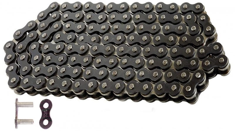 Black Drive Chain For Yamaha Exciter 250 Sr250 Rz350 Srx250 600