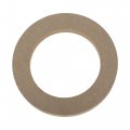 Uxcell 8 Pcs Universal 4 Inch Speaker Subwoofer Mounting Spacer Rings Solid Wood Beige