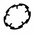 Caltric Front Differential 5 Prong Armature Plate Compatible With Polaris Ranger 800 Efi Crew 4x4 2010 2011