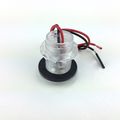 Round White 12v Led Courtesy Light Waterproof Accent Lights For Boat Marine Rv 2 Pack El-308001w