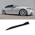 Universal Polyurethane Side Skirt Extension V5 Style Unpainted Black Rocker Splitter Winglets For Most Vehicles Bolt On