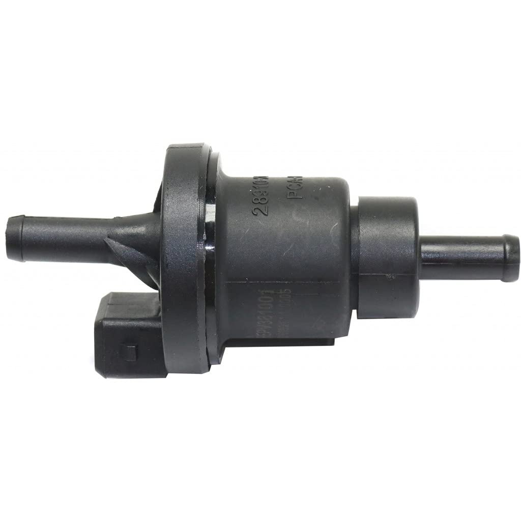 Vapor Canister Purge Solenoid For Audi Rs6 2003 2004 Black Female Connector Blade Terminal Replacement Part