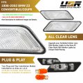 Clear Lens Side Marker Light Set For 1996 2002 Bmw Z3 Roadster M Coupe Left And Right Front Fender Lamps With Amber Bulbs