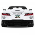 Ipick Image For Chevrolet Corvette C8 Z06 Black Carbon Fiber Look Abs Plastic License Plate Frame Is Official Licensed
