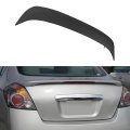 Rear Trunk Spoiler Wing With Led Brake For 2007 2012 Nissan Altima Sedan Matte Black Abs Adjustable Racing Bolt On Design 