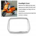 Bediffer Headlight Cover Protector Lens With Light Blocking Edge Replacement For Vespa S125 S150 2013a 2018 2019a 2020 Seats