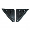1pair Car Side Mirror Corner Triangle Cover Trim For Toyota Corolla 2019-2020 2021