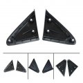 1pair Car Side Mirror Corner Triangle Cover Trim For Toyota Corolla 2019-2020 2021
