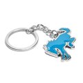 Ford Bronco Logo Blue Die-cut Metal Key Chain Key-charm Official Licensed