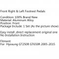 Topteng Motorcycle Footpegs Pair Front Rest Oem Foot Peg Footrests Fits For Hyosung Gt250r Gt650r 2005-2015