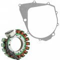 Caltric Stator And Gasket Compatible With Yamaha Moto 4 Yfm350 1990 1992 1993 1994 New