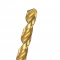 Uxcell High Speed Steel Straight Shank Twist Drill Bit Fully Ground Titanium Coated 4 9mm Diameter 34mm Total Length 12mm 8 Pcs