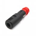 Uxcell 12v 24v Car Cigarette Lighter Socket Charger Plug Outlet Adapter Connector