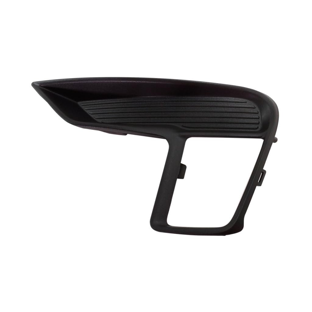 Ford Explorer 2018 2019 Fog Light Cover Front Driver Side Capa Plastic Textured Black Top Closed Lower Open As Bumper Has Part