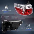 Brake Tail Light Assembly For 2007 2012 Gmc Acadia Suv Driver Side Left Lh Waterproof Led Replaces Gm2800216 And 20912757 Red