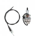 Choke Carburetor Pz 26mm W Throttle Cable Fits For Honda Pz26 Xr100 Xr100r 81-03 Cb125 Crf150 Xl125s Trx250 Trx250ex 