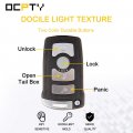 Ocpty 1 X Flip Key Entry Remote Control Fob Transmitter Replacement For Bmw 745i 745li 750i 750li 760i 760li 2911a 4 Buttons