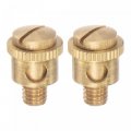 Brass Straight Grease Fitting M6 X 1mm Thread Hydraulic Accessories 2pcs 