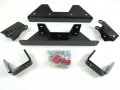 1973-87 Chevy C10 C15 Rear 5 In Drop Frame C Notch Kit Black Alloy Steel Floor Mount Suspension With Shock Extender And 