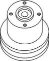 Water Pump Pulley 731805m1 Fits Mf 165 255 30 302 304 3165 356 40b 