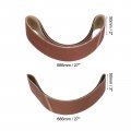 Uxcell 2-inch X 27-inch 50mm 686mm Sanding Belt 800 Grit 1000 Aluminum Oxide 6pcs