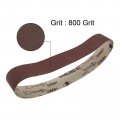 Uxcell 2-inch X 27-inch 50mm 686mm Sanding Belt 800 Grit 1000 Aluminum Oxide 6pcs
