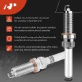 A-premium Set Of 6 Ignition Coil Pack And Iridium Spark Plugs Compatible With Mercedes-benz C400 C43 C450 Amg E400 E450 E43