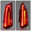 Led Tail Light Brake Lamp Replacement For 2013 2018 Cadillac Ats 4 Door Sedan Right Passenger Side Exotic Red Lens With Chrome
