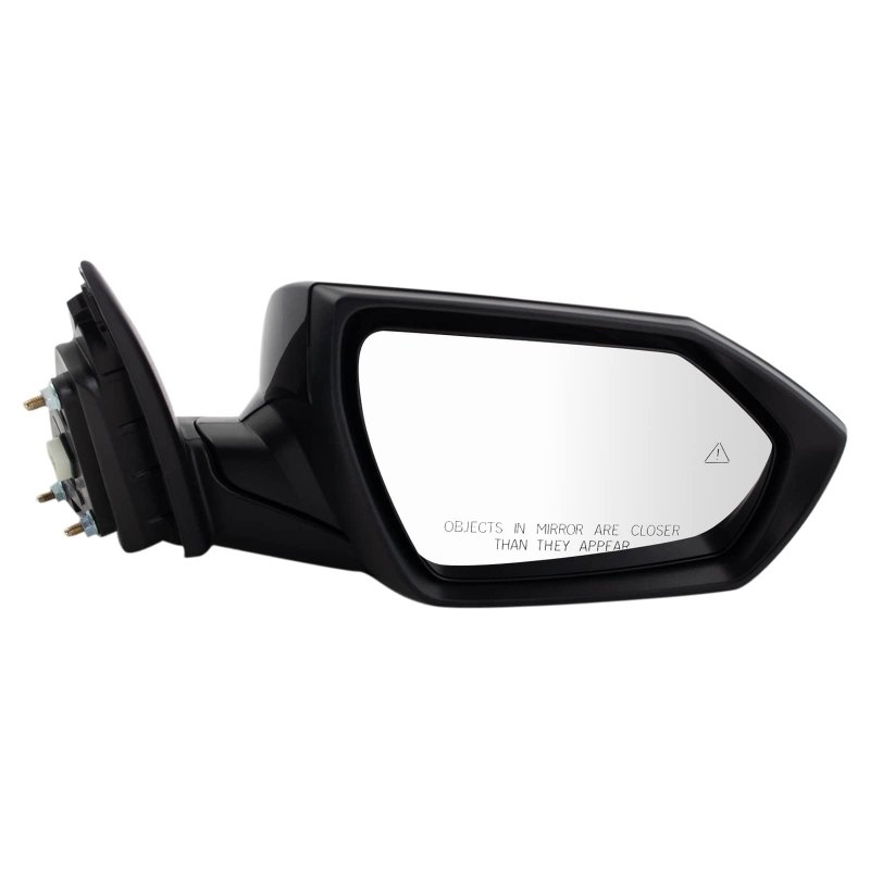 Passenger Side Mirror Assembly Power Heated Blind Spot Smooth Black For 2021 2023 Hyundai Elantra Us Or Korean Built Models