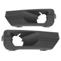 Hecasa Pair Fog Light Bezel For 2013-2017 Gmc Acadia Replacement Gm1039157 Gm1038157 Front Lamp Cover Trim Black Driver 