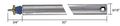 30 Tubular Spiral Non-tilt Window Balance With Blue Bushing 