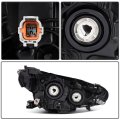 Headlight Assembly Fit 2024 For Nissan Sentra S Sedan 4-door Halogen Black Housing Left Side