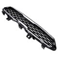 Front Upper Grille For 2019-2021 Kiate Replacement For Ki1200205 86350m7010 Chrome Bumper Grill Black Silvery 