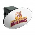 Brooklyn College Secondary Logo Oval Tow Hitch Cover Trailer Plug Insert 2