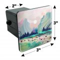 Water Calm Tow Trailer Hitch Cover Plug Insert 2