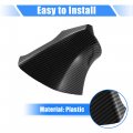 X Autohaux 1 Pair Front Left Right Side Rearview Mirror Triangle Base Cover Carbon Fiber Pattern For Toyota Highlander