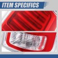 Rear Led Tail Lights Brake Lamps Assembly With Reverse Light Compatible Ram 1500 2500 3500 2013-2022 Passenger Right Side Red