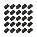 G-plus Fender Bolts U Nuts 5 16-18 X 7 8 3 4 Washer 1 2 Hex Head 50pc